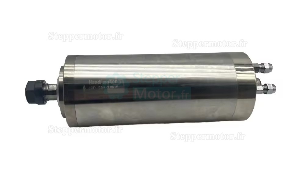 Moteur de broche CNC refroidi par eau JGD-100A-3.0KW 110V/220V/380V 3kW 24000tr/min Pince ER20 400Hz